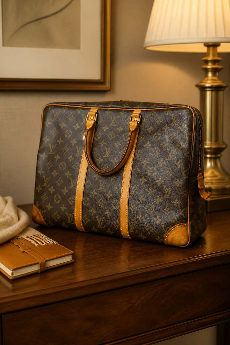 Louis Vuitton Monogram Canvas Porte-Documents Briefcase,